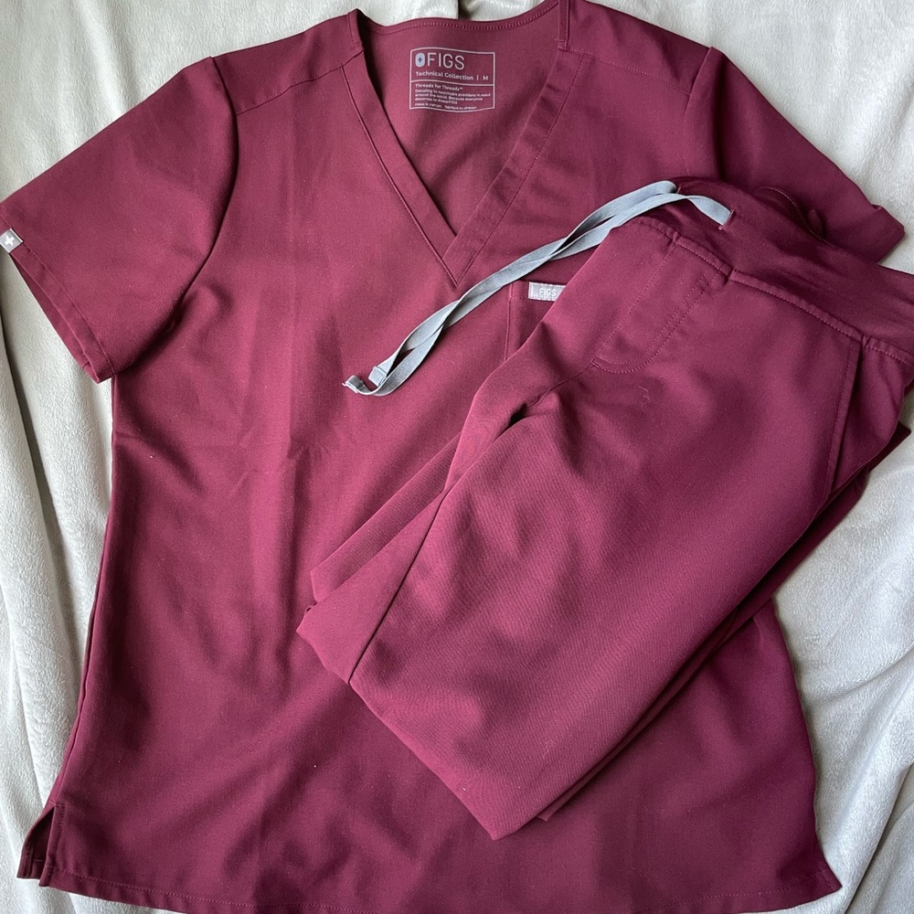Burgundy Figs Scrubs